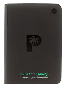 Palms Off Gaming Top Loader Zip Binder – MATTE (108 Capacity)